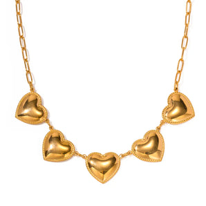 Collar Corazones