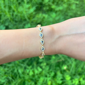 Pulsera Ojitos Azul