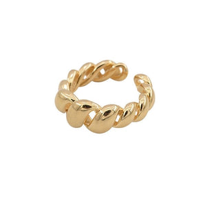 Anillo Croissant delgado ajustable