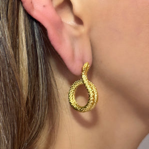 Aretes Snake